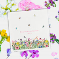 Wildblumen und Schmetterlinge Brautparty