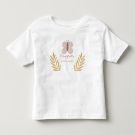Wildblumen und Schmetterlinge Kleinkind T-shirt