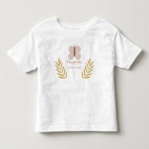 Wildblumen und Schmetterlinge Kleinkind T-shirt