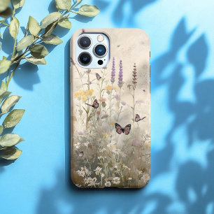 Wildblumen und Schmetterlinge Telefongehäuse - Bot Case-Mate iPhone 14 Hülle