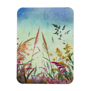 Wildblumen und Stars Magnet