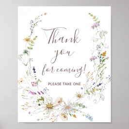 Wildblumen Vielen Dank für Ihr Interesse an der Un Poster