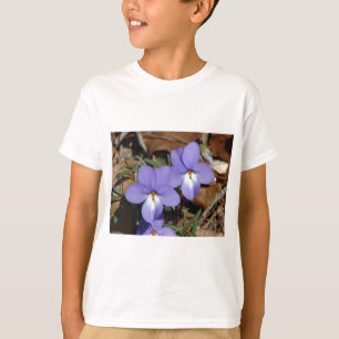 Wildblumen Vögel-Foot Violet III Geschenke und Bek T-Shirt