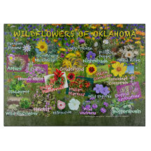 Wildblumen von Oklahoma-Poster20 Schnittbrett