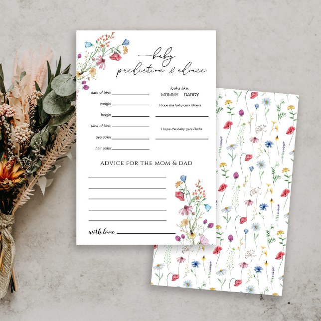 Wildblumen Vorhersagespiel Flyer (Von Creator hochgeladen)