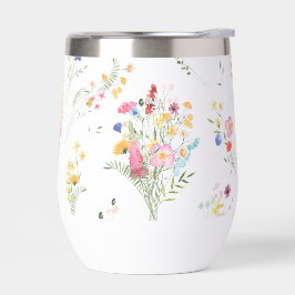 Wildblumen-Wasserfarben-Blumenmuster