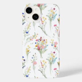 Wildblumen-Wasserfarben-Blumenmuster Case-Mate iPhone 14 Hülle