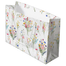Wildblumen-Wasserfarben-Blumenmuster