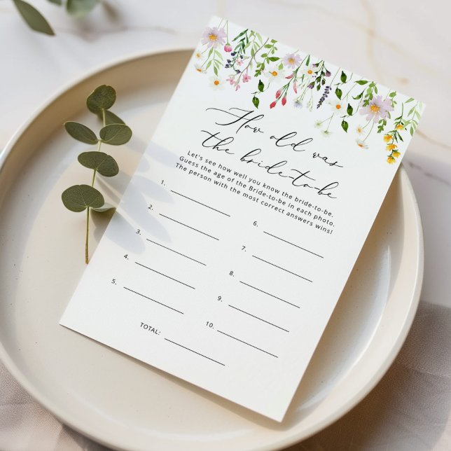 Wildblumen Wie alt war die Braut, um zu spielen (Von Creator hochgeladen)