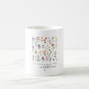 Wildblumen-Zitat-Sublimation Kaffeetasse