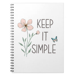 Wildblumen Zitate zu Inspiration-Blume Notizblock