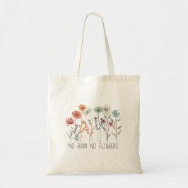 Wildblumen Zitate zu Inspiration-Blume Tragetasche
