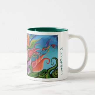 Wildblumen Zweifarbige Tasse