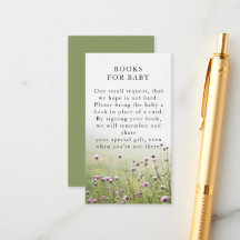 Wildblumenfeld Salbeigrüne Babyparty