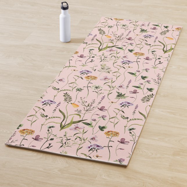 Wildblumengarten Blumenmuster  Yogamatte (Beispiel)