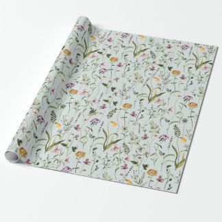 Wildblumengarten-Muster Geschenkpapier