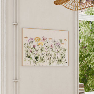 Wildblumengarten Poster