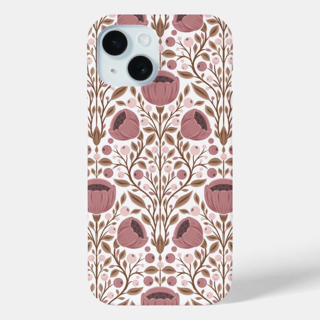Wildblumenmuster Case-Mate iPhone Hülle (Rückseite)