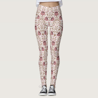 Wildblumenmuster Leggings