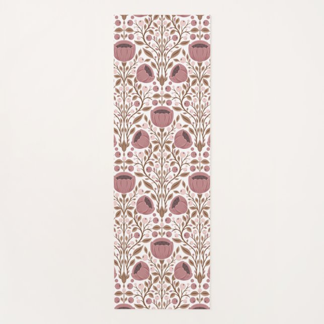 Wildblumenmuster Yogamatte (Vorderseite)
