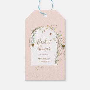 Wildblumenwiese Blumen Hochzeit Geschenkanhänger