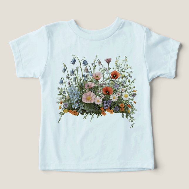 Wildblumenwiese botanischer Garten Blumen (Design Vorderseite)