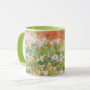 Wildblumenwiese Impressionistische Blumen Kunst Ta Tasse