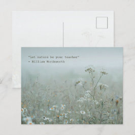 Wildblumenwiese - natürliche Ästhetik Postkarte