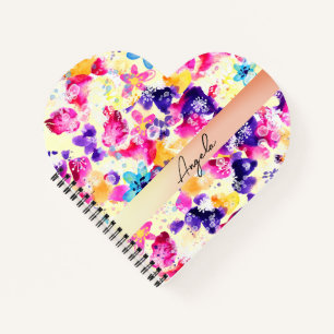Wildblumenwiese Shabby Blumen Notizbuch