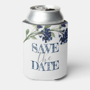 Wildblüte   Klassisches Blau Save the Date Bohemis Dosenkühler