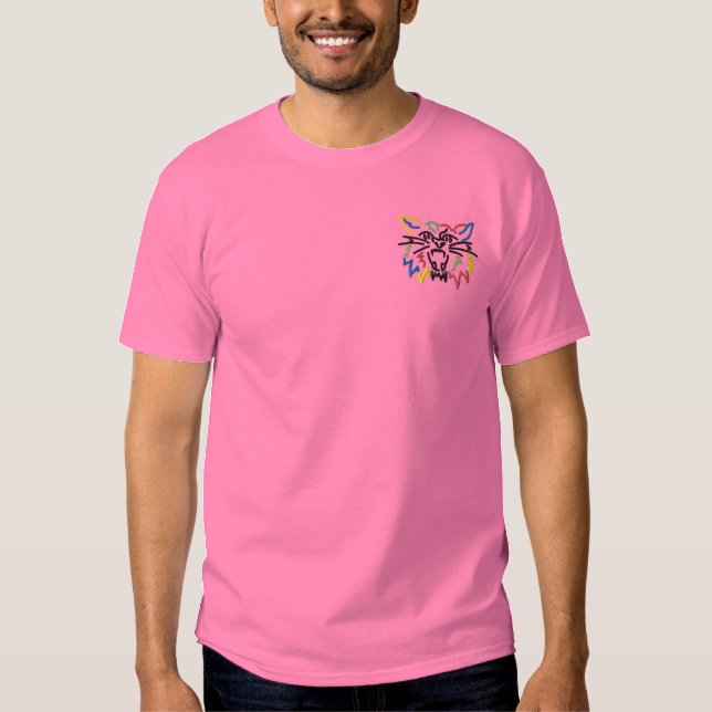 Wildcat Besticktes T-Shirt (Vorderseite)