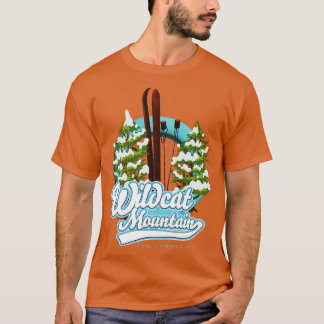 Wildcat Mountain neuer Hampshire Retro Ski T-Shirt