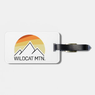Wildcat Mountain New Hampshire Retro Gepäckanhänger