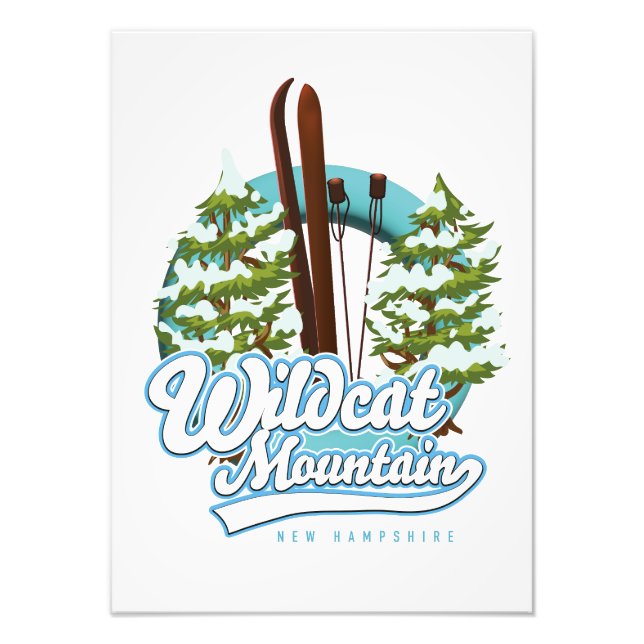 Wildcat Mountain New Hampshire Ski Poster (Vorne)