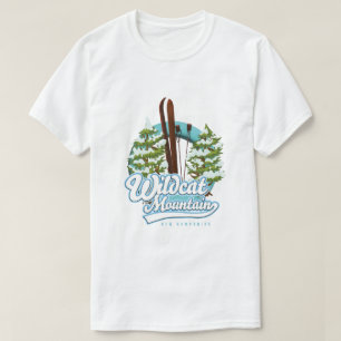 Wildcat Mountain New Hampshire Skiposter T-Shirt