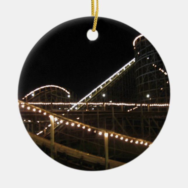 Wildcat Roller Untersetzer Hersheypark Keramikornament (Vorne)