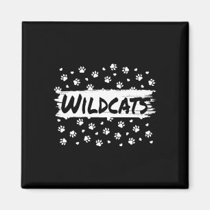 Wildcats Mascot School Spirit Back to School Foota Magnet