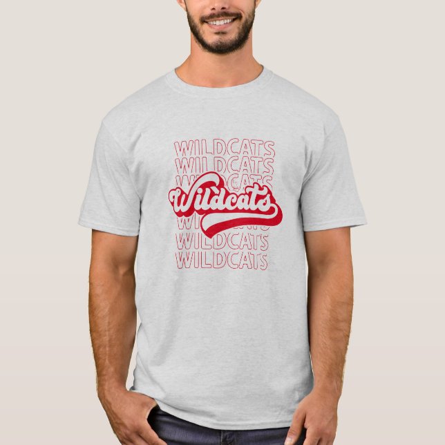 Wildcats Nom de l'équipe Tshirt (Devant)