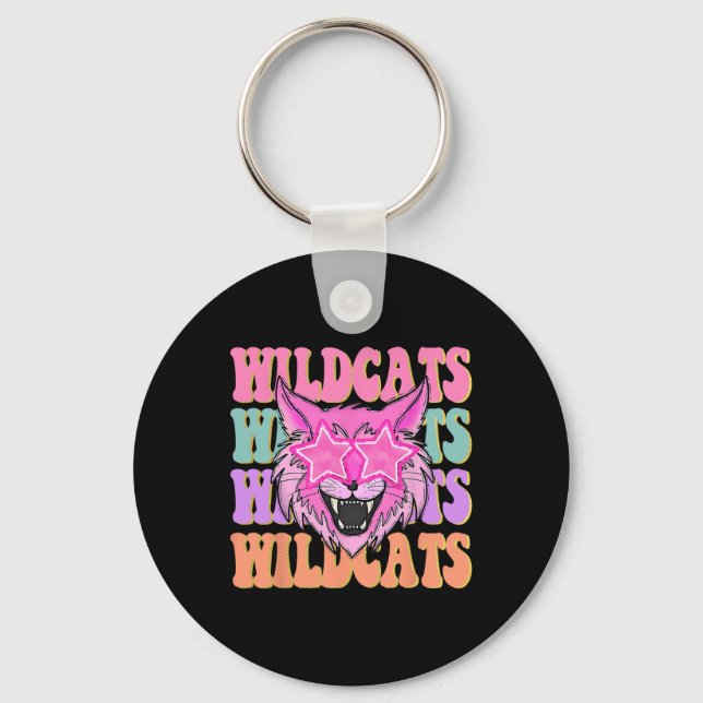 Wildcats School Mascot Schlüsselanhänger (Vorderseite)