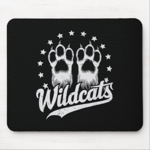 Wildcats School Sport Fan Team Geist zurück zum Sc Mousepad