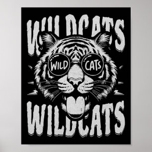 Wildcats-Schul-Sport-Fan-Teamgeist-Ck Zur Schule Poster