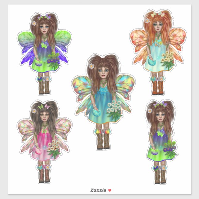Wildchild Fairy Sticker (Blatt)