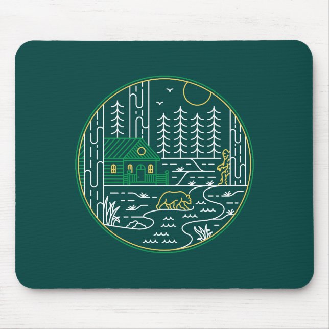 Wildcome Zuhause 1 Mousepad (Vorne)