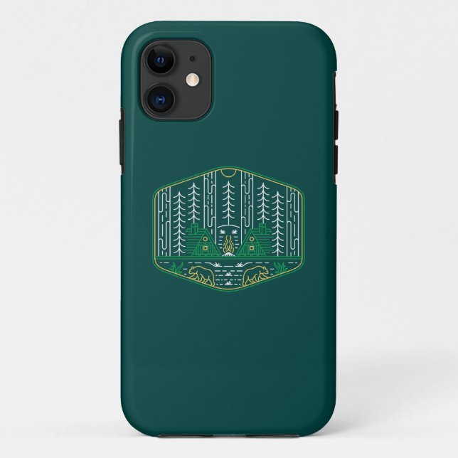 Wildcome Zuhause 3 Case-Mate iPhone Hülle (Rückseite)