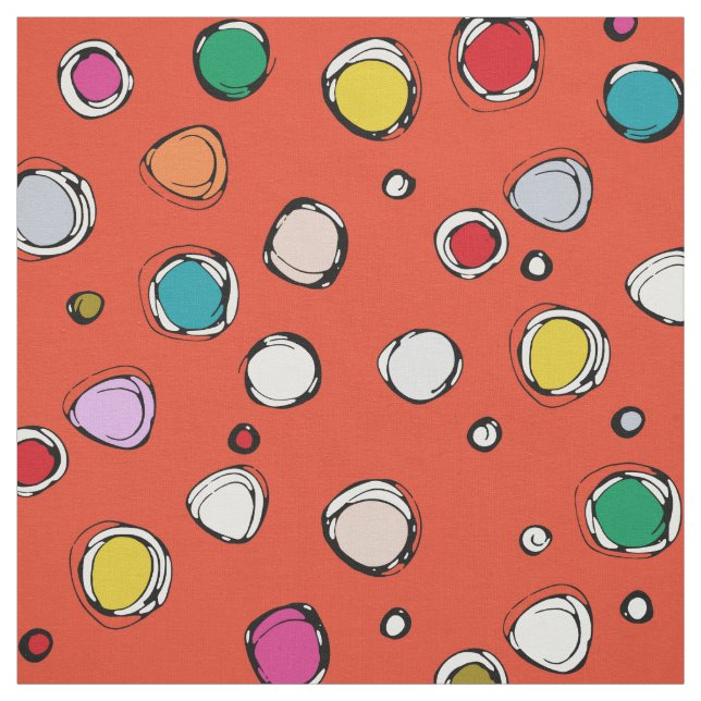 Wilddot Cadmium Stoff (Muster)