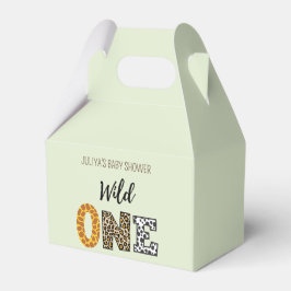 Wilde 1-grüne Babydusche Geschenkschachtel
