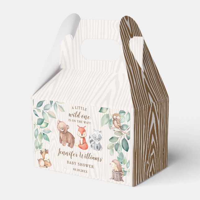 Wilde 1 Waldland Babydusche Bonbonbonbonbonbonbonb Geschenkschachtel (Vorderseite)