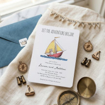 Wilde Abenteuer-Baby-Party Segelboot