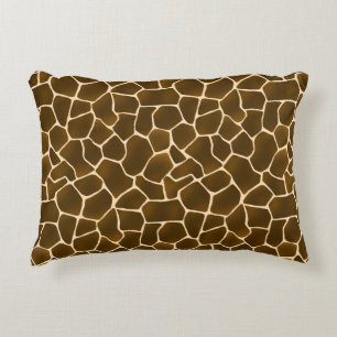 Wilde Art-Safari-Giraffen-Stellen-Tierdruck Zierkissen