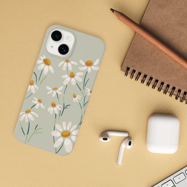 Wilde Ästhetik Chamomile Delikate Blume Case-Mate iPhone 14 Hülle (Von Creator hochgeladen)
